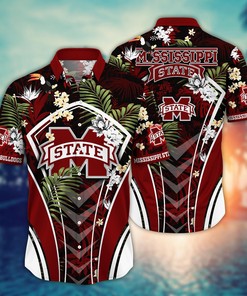 Mississippi State Bulldogs NCAA Flower Hawaii Shirt For Fans Ver 18