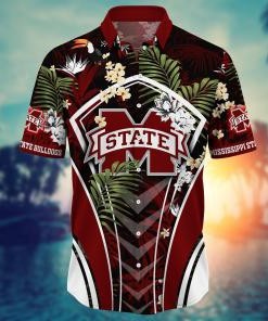 Mississippi State Bulldogs NCAA Flower Hawaii Shirt For Fans Ver 18