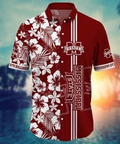 Mississippi State Bulldogs NCAA Flower Hawaii Shirt For Fans Ver 19