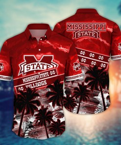 Mississippi State Bulldogs NCAA Flower Hawaii Shirt For Fans Ver 21