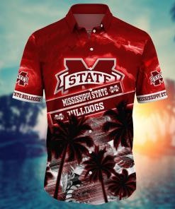 Mississippi State Bulldogs NCAA Flower Hawaii Shirt For Fans Ver 21