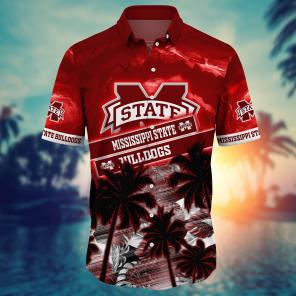 Mississippi State Bulldogs NCAA Flower Hawaii Shirt For Fans Ver 21