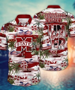 Mississippi State Bulldogs NCAA Flower Hawaii Shirt For Fans Ver 23