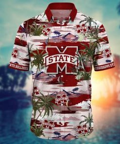 Mississippi State Bulldogs NCAA Flower Hawaii Shirt For Fans Ver 23