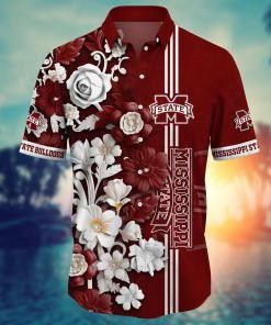 Mississippi State Bulldogs NCAA Flower Hawaii Shirt For Fans Ver 24