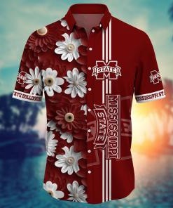 Mississippi State Bulldogs NCAA Flower Hawaii Shirt For Fans Ver 26