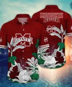Mississippi State Bulldogs NCAA Flower Hawaii Shirt For Fans Ver 28