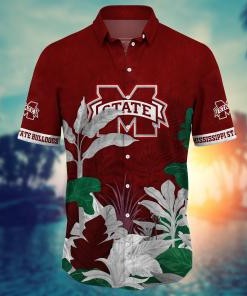 Mississippi State Bulldogs NCAA Flower Hawaii Shirt For Fans Ver 28
