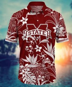 Mississippi State Bulldogs NCAA Flower Hawaii Shirt For Fans Ver 29