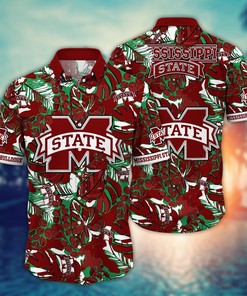 Mississippi State Bulldogs NCAA Flower Hawaii Shirt For Fans Ver 30