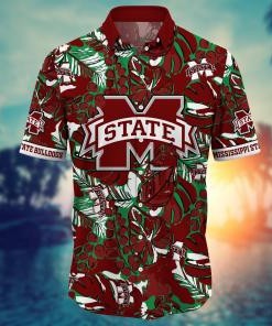 Mississippi State Bulldogs NCAA Flower Hawaii Shirt For Fans Ver 30
