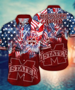 Mississippi State Bulldogs NCAA Flower Hawaii Shirt For Fans Ver 31