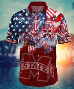 Mississippi State Bulldogs NCAA Flower Hawaii Shirt For Fans Ver 31