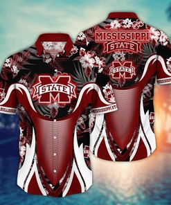 Mississippi State Bulldogs NCAA Flower Hawaii Shirt For Fans Ver 33