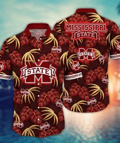 Mississippi State Bulldogs NCAA Flower Hawaii Shirt For Fans Ver 34