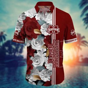 Mississippi State Bulldogs NCAA Flower Hawaii Shirt For Fans Ver 35