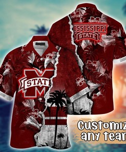 Mississippi State Bulldogs NCAA Flower Hawaii Shirt For Fans Ver 36
