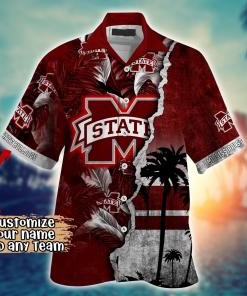 Mississippi State Bulldogs NCAA Flower Hawaii Shirt For Fans Ver 36