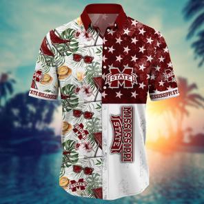 Mississippi State Bulldogs NCAA Flower Hawaii Shirt For Fans Ver 9