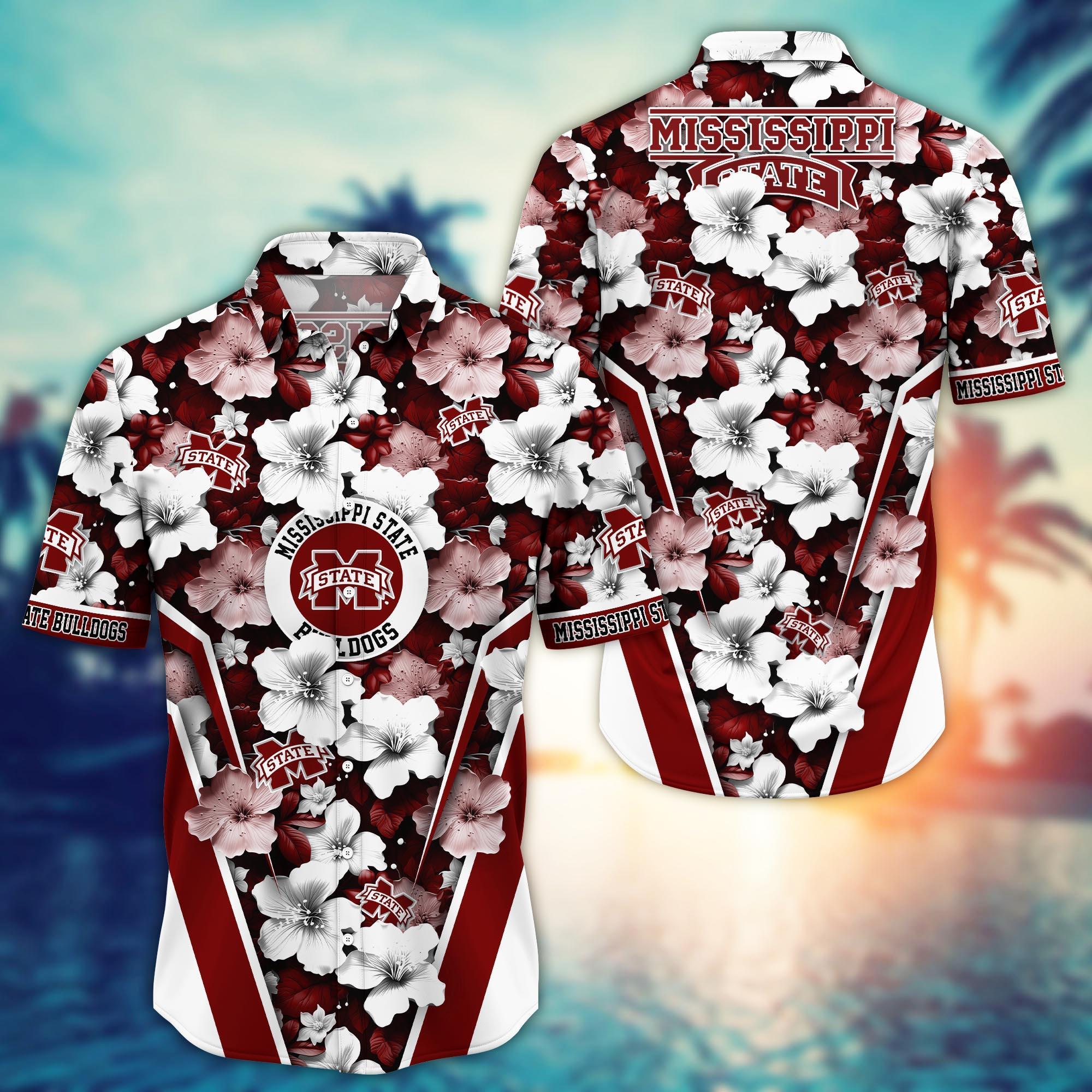 Mississippi State Bulldogs NCAA Hawaiian Shirt, Aloha Shirt Ver 2