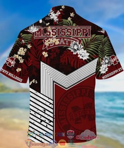 Mississippi State Bulldogs NCAA Tropical Hawaiian Shirt and Shorts - Perfect Set for Summer Beach Days