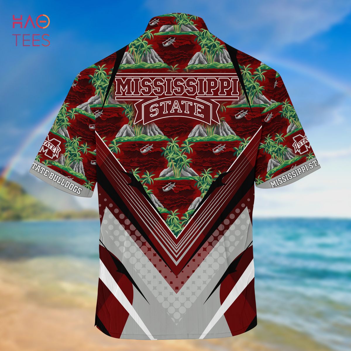 Mississippi State Bulldogs Summer Hawaiian Shirt And Shorts For Sports Fans