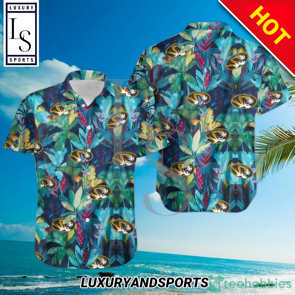 Missouri Tigers Floral Tropical Hawaiian Shirt Perfect for Any Occasion