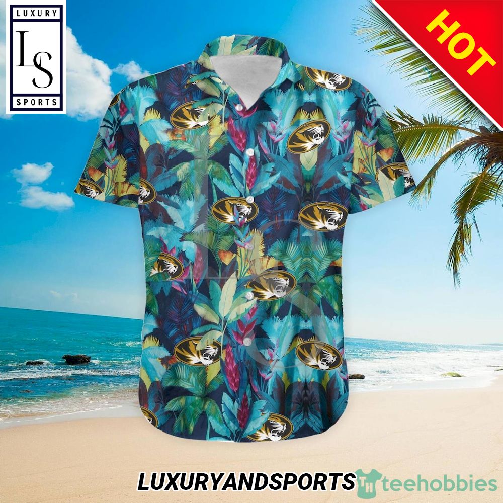 Missouri Tigers Floral Tropical Hawaiian Shirt Perfect for Any Occasion