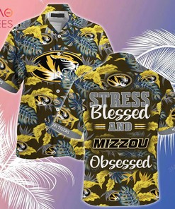 Missouri Tigers Hawaiian Shirt And Shorts For Summer, Stress Blessed Obsessed Fans