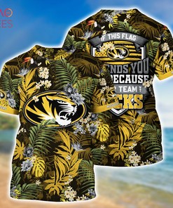 Missouri Tigers Hawaiian Shirt And Shorts For Summer, Tropical Patterns For Fans