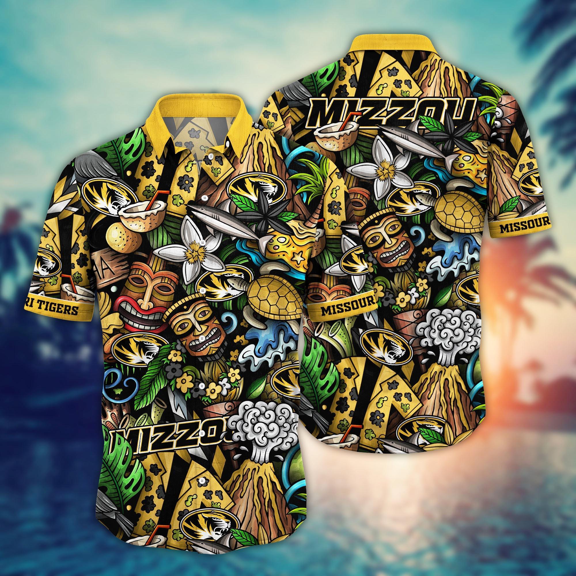 Missouri Tigers NCAA Flower Hawaii Shirt For Fans Ver 17