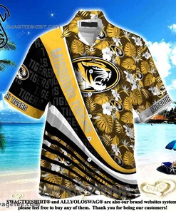 Missouri Tigers Summer Beach Hawaiian Shirt with Tropical Flower Pattern Anything but Ordinary