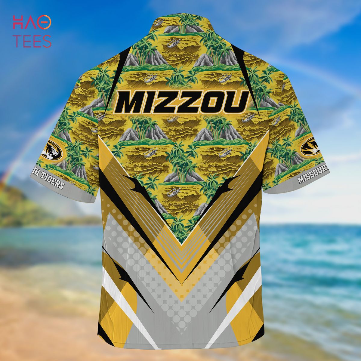 Missouri Tigers Summer Hawaiian Shirt And Shorts For Sports Fans