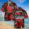 NC State Wolfpack Hawaiian Shirt And Shorts For Summer, Tropical Patterns For Fans 
