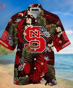 NC State Wolfpack Hawaiian Shirt And Shorts For Summer, Tropical Patterns For Fans
