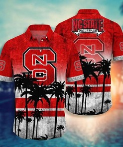 NC State Wolfpack Hawaiian Shirt - Perfect for a Day Out at the Beach.
