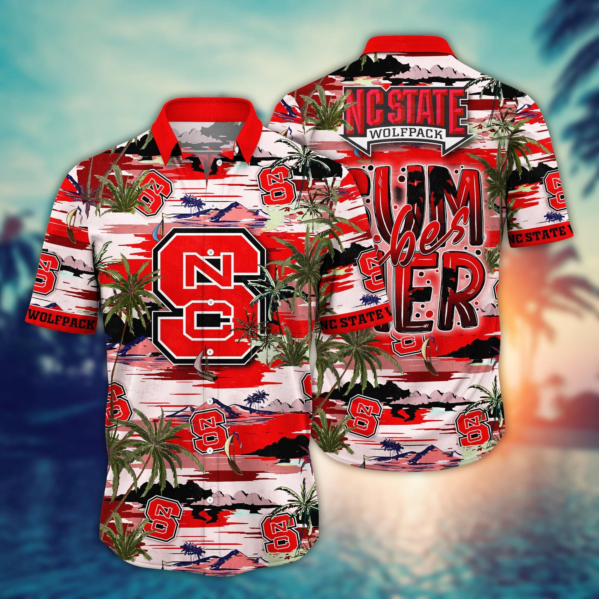 NC State Wolfpack NCAA Flower Hawaii Shirt For Fans Ver 11