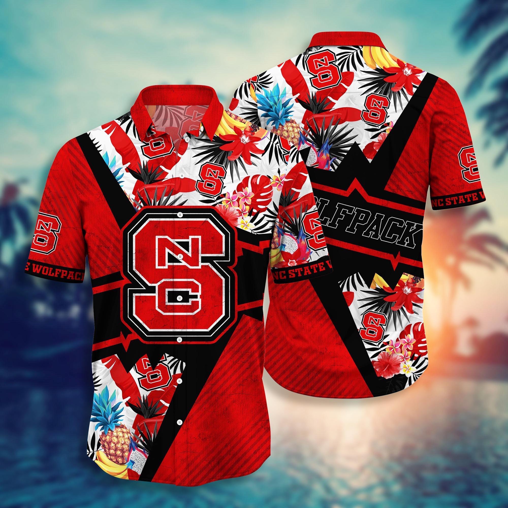NC State Wolfpack NCAA Flower Hawaii Shirt For Fans Ver 12