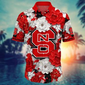 NC State Wolfpack NCAA Flower Hawaii Shirt For Fans Ver 13