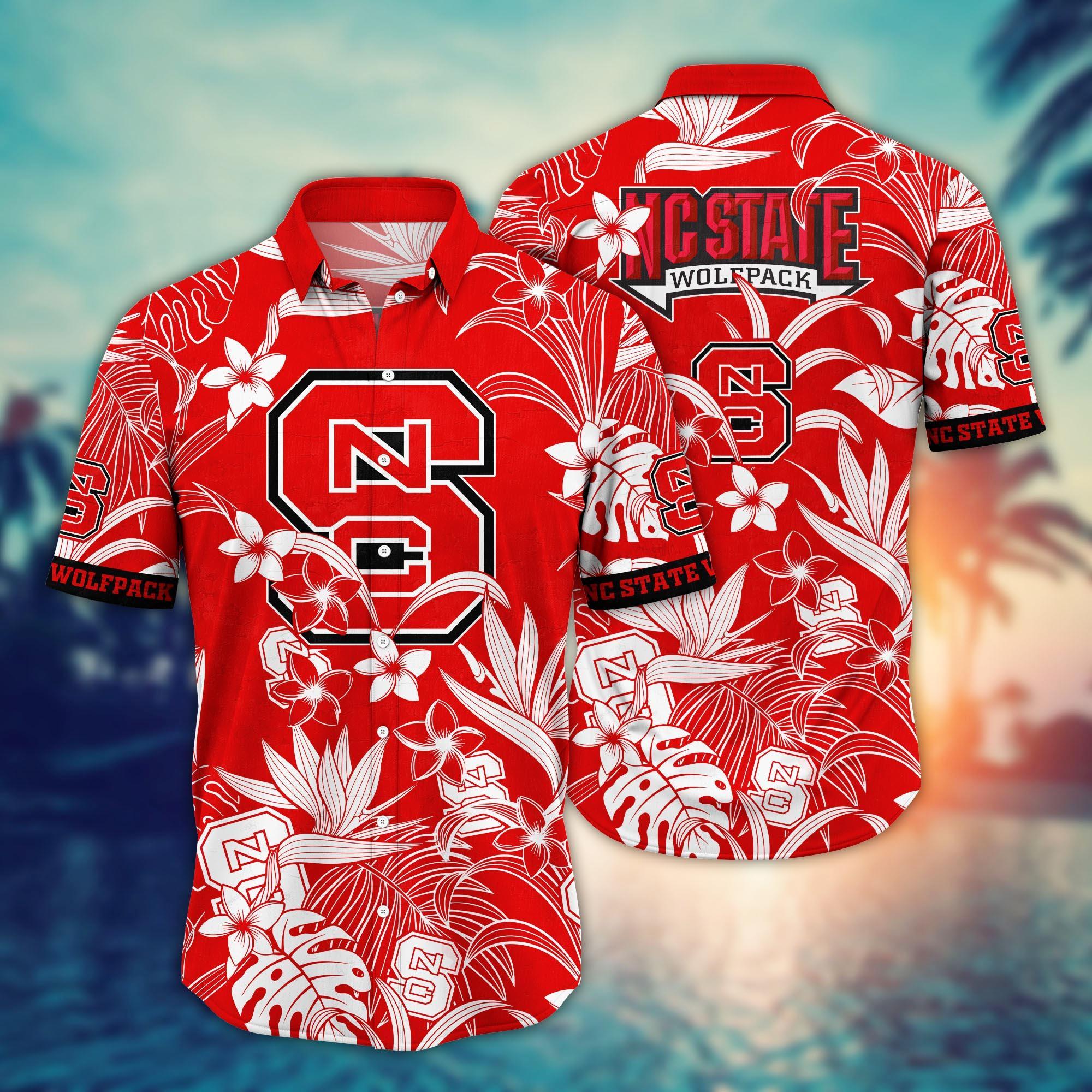 NC State Wolfpack NCAA Flower Hawaii Shirt For Fans Ver 14
