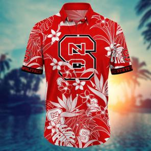NC State Wolfpack NCAA Flower Hawaii Shirt For Fans Ver 14