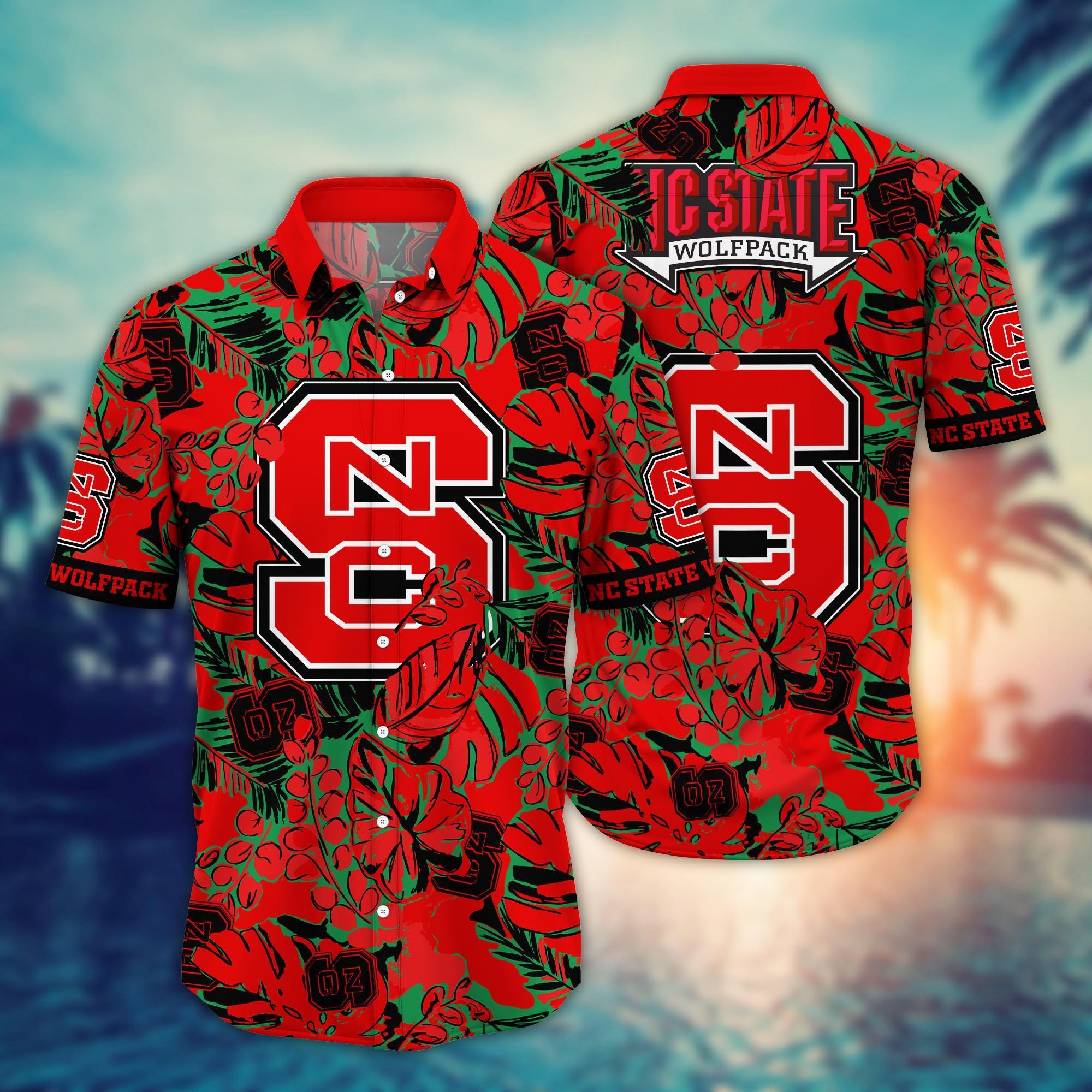 NC State Wolfpack NCAA Flower Hawaii Shirt For Fans Ver 15