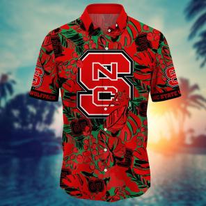 NC State Wolfpack NCAA Flower Hawaii Shirt For Fans Ver 15