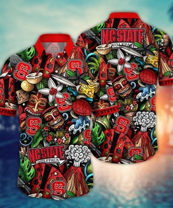 NC State Wolfpack NCAA Flower Hawaii Shirt For Fans Ver 17