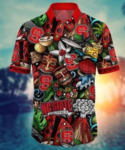 NC State Wolfpack NCAA Flower Hawaii Shirt For Fans Ver 17