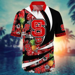NC State Wolfpack NCAA Flower Hawaii Shirt For Fans Ver 18