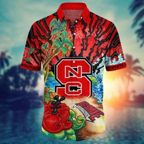 NC State Wolfpack NCAA Flower Hawaii Shirt For Fans Ver 19