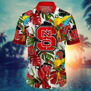 NC State Wolfpack NCAA Flower Hawaii Shirt For Fans Ver 2