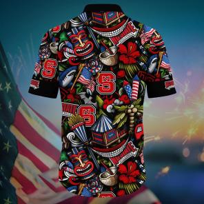 NC State Wolfpack NCAA Flower Hawaii Shirt For Fans Ver 24