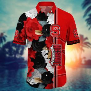 NC State Wolfpack NCAA Flower Hawaii Shirt For Fans Ver 25